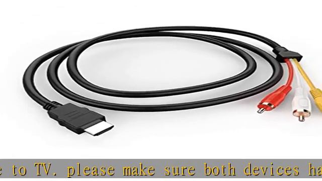 HDMI to RCA Cable, 1080P 5ft/1.5m HDMI Male to 3-RCA Video Audio AV Cable Connector Adapter Transmi смотреть онлайн