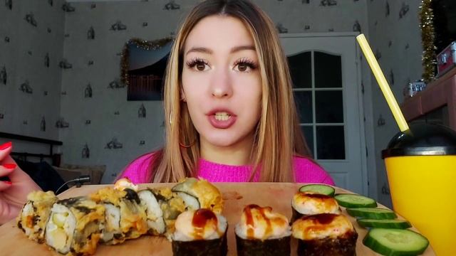 МУКБАНГ | СУШИ РОЛЛЫ | MUKBANG | SUSHI ROLLS | ASMR | ЧИСТАЯ КОЖА | АКНЕ | СЕКРЕТЫ | ПОДРУГИ смотреть онлайн
