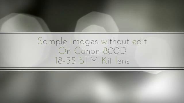 Canon 800D | unboxing | sample images 18-55 Stm kit lens смотреть онлайн