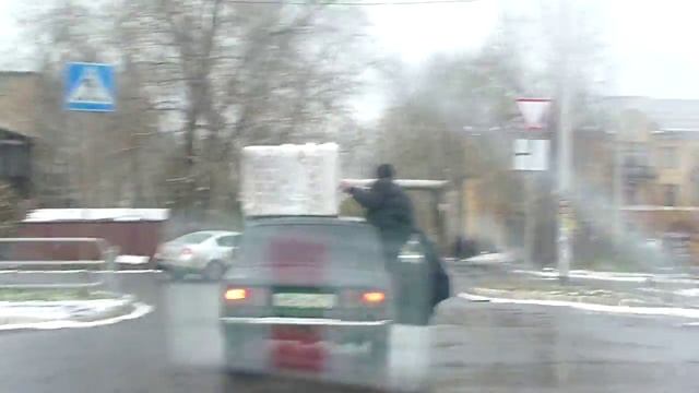 Перевозка стиральной машинки гастарбайтерами))) смотреть онлайн
