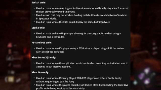Dead by Daylight ALL KILL Chapter 19 - Patch Notes смотреть онлайн