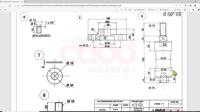 AutoCAD Tutorial for Mechanical Engineering | [ Complete ] AutoCAD Mechanical Modeling | 3D Parts смотреть онлайн