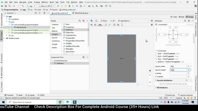 How To Use Web View In Android App? in Tamil | Website To Android App Series Lecture - 1 смотреть онлайн