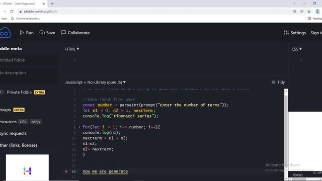 JavaScript Program to Print the Fibonacci Sequence | celotek смотреть онлайн
