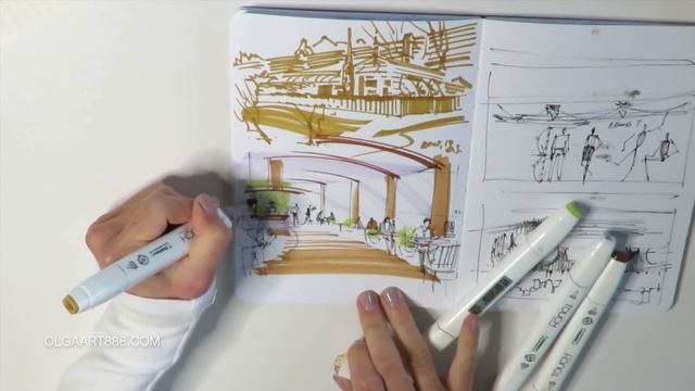 ✏️✏️PART II/INTERIOR SKETCH WITH PEOPLE: how to draw human figures in interior drawings? смотреть онлайн