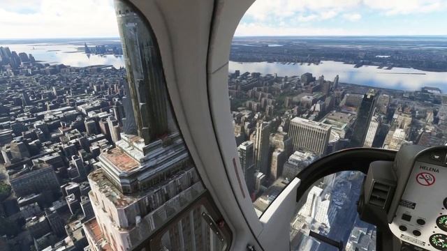 Empire State Building - New York - Bell 407 смотреть онлайн