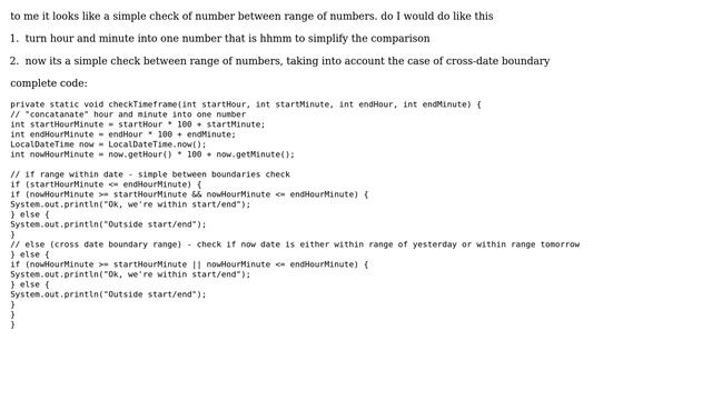 Code Review: Check if current time is within the timeframe using Joda-Time (2 Solutions!!) смотреть онлайн