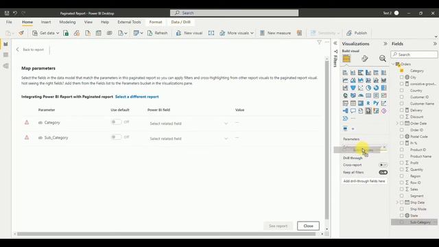 Integrating Power BI Report with Paginated report [Paginated report Tamil - 6/20] смотреть онлайн