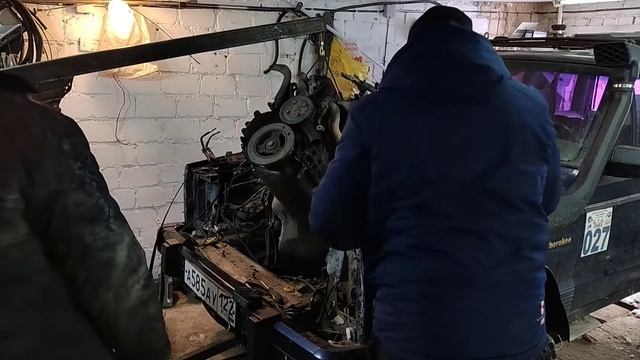 Контрактный  двигатель на Cherokee xj !!!