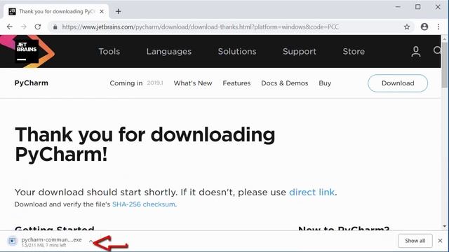 Installing Pycharm on Windows - Python Tutorial - Python for Beginners смотреть онлайн