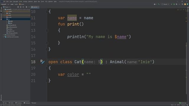 20. Kurs Kotlin - Programowanie obiektowe: Dziedziczenie смотреть онлайн