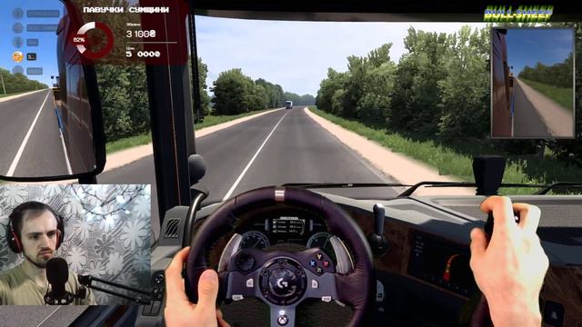 UKRMAP Euro Truck Simulator 2 УКРАЇНСЬКОЮ logitech g920 + шифтер #15 #60fps #2K смотреть онлайн