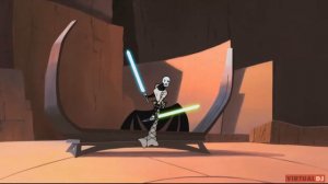 Asajj Ventress vs Darth Tyranus (Rattatak)