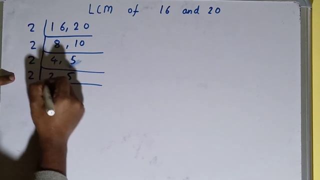 LCM of 16 and 20 смотреть онлайн