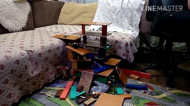 Разрушение замка стрельбой из пушки смотреть онлайн