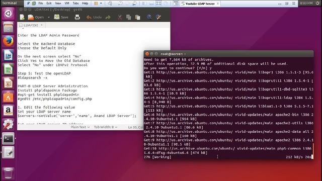 Installing and Configuring openLDAP Server on Ubuntu 15.04 смотреть онлайн