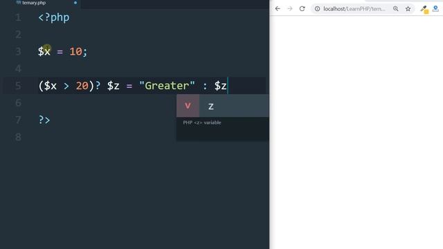 PHP Ternary Operator Tutorial in Hindi / Urdu смотреть онлайн