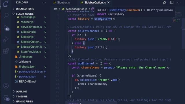 SLACK CLONE - WALKTHROUGH WITH REACT ROUTER, MATERIAL-UI, CONTEXT API, FIREBASE, CSS VARIABLES &MOR смотреть онлайн