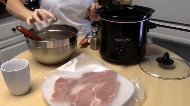How to make Pork Chop in a crockpot! смотреть онлайн