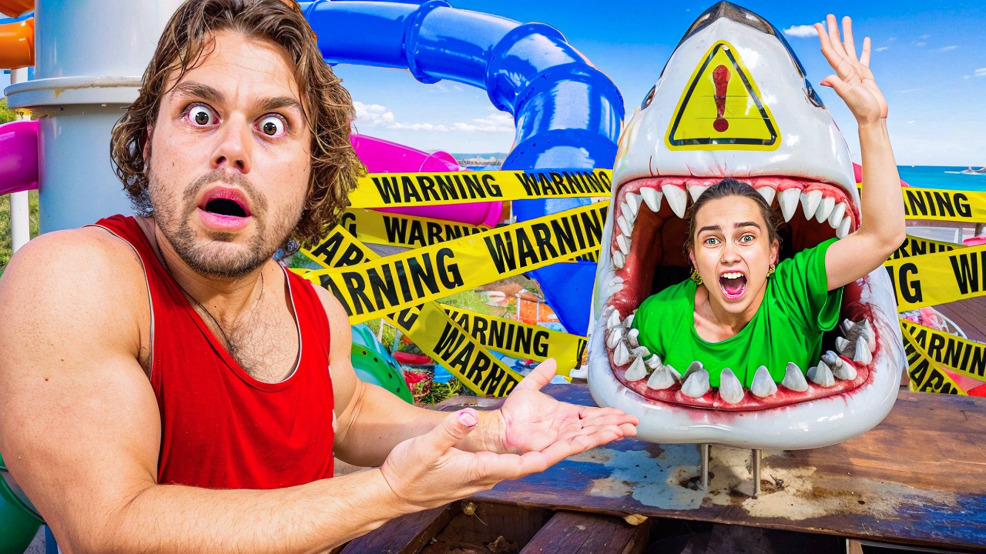 Попали в Худший Аквапарк в Мире ! смотреть онлайн
