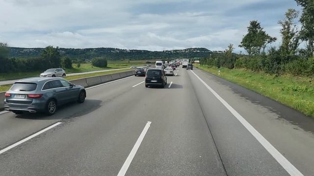 Mercedes Actros 1853 - Fahrt Stuttgart-Feuerbach Nach Tiengen - S-Feuerbach Bis Kreuz Leonberg A81