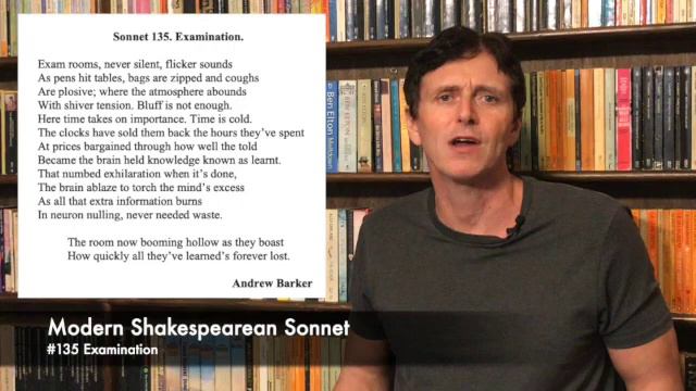Modern Shakespearean Sonnet 135. "Examination," by Andrew Barker. смотреть онлайн