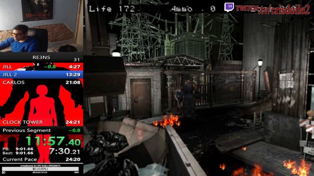 Resident Evil 3 Nemesis Scenario Mod Speedrun en 23:21 смотреть онлайн
