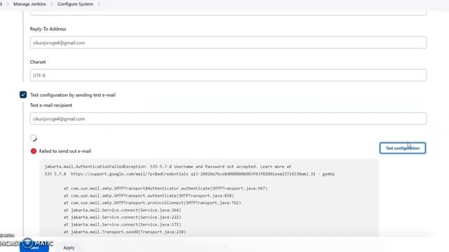 Email configuration for Jenkins | SMTP configuration смотреть онлайн