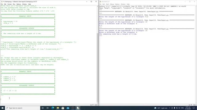 Python for NCEA | 4.) User Input смотреть онлайн