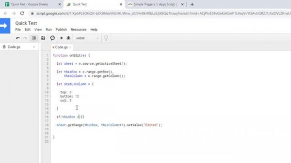 Google Apps Script - Create a Timestamp Using onEdit() ?