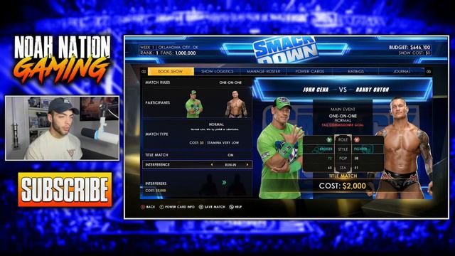 SMACKDOWN DRAFT! WWE 2K22 MyGM! Episode #1 смотреть онлайн