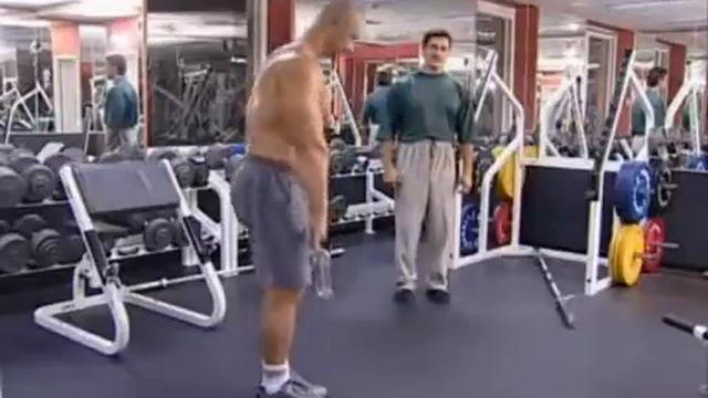 Упражнения для спины - Наклоны со штангой