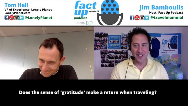 Fact Up Podcast | episode #20 | Tom Hall, VP of Experience @ Lonely Planet смотреть онлайн