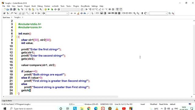 107) C Program To Compare The Two Strings Using Function And Pointers смотреть онлайн