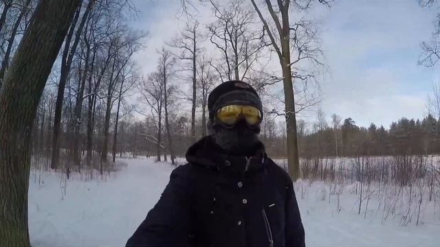 Покатушки на моноколесе KingSong зимой