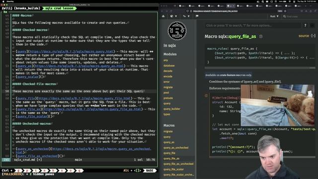 Stream archive: Which SQLx Rust function or macro should we use? (2023-09-28) смотреть онлайн
