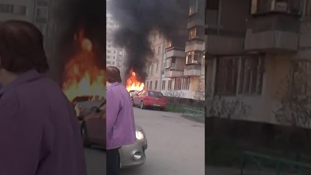 Пожар в жулебино!!!! смотреть онлайн