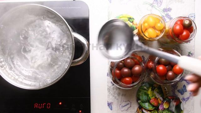 ?Маринованные помидоры ЧЕРРИ на зиму. Простой и вкусный рецепт консервации смотреть онлайн