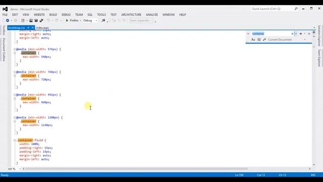 Bootstrap tutorial 3 | Difference between Container and Container-Fluid смотреть онлайн