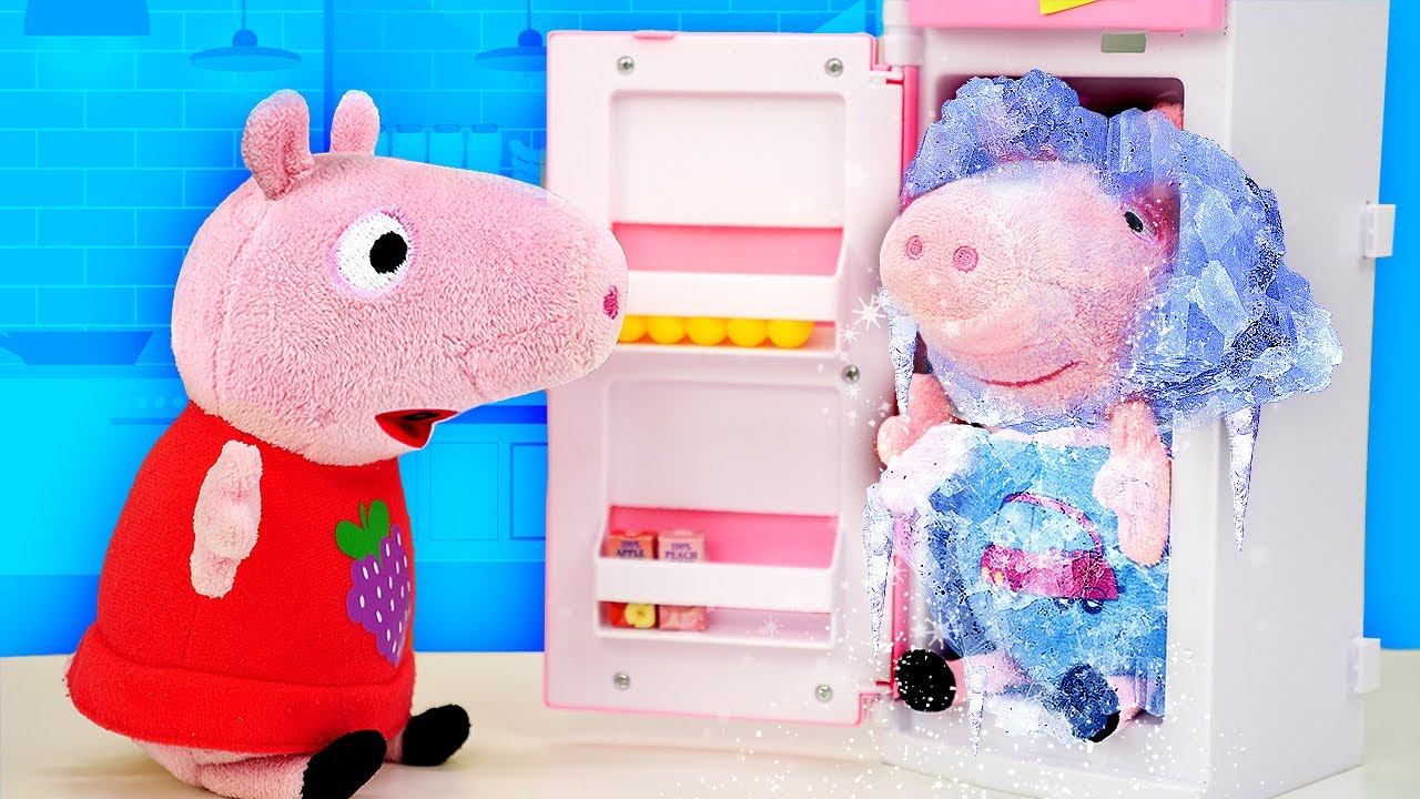 Свинка Пеппа позвала друзей, но ей надо присмотреть за Джорджем - Видео игры Свинка Пеппа на русском смотреть онлайн