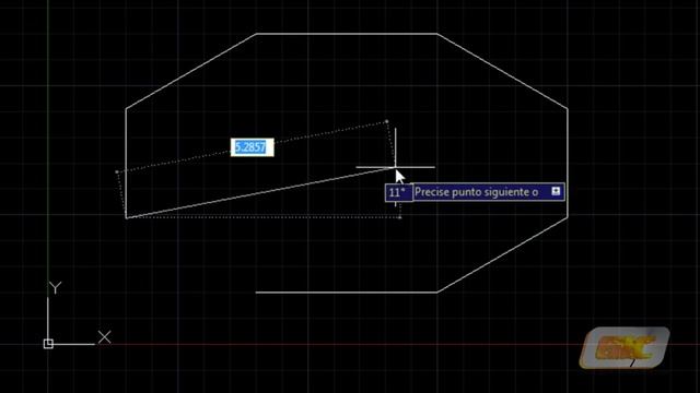 3.5-a Autocad 2013. Coordenadas Polares Relativas смотреть онлайн
