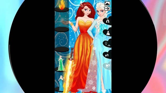 Холодное сердце Эльза Frozen. Игра Эльза и Анна.  Игра Frozen Land