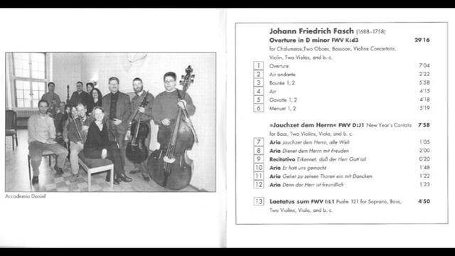 Johann Friedrich Fasch (1688-1758) - Cantatas, Overture, Concerto (Shalev Ad-El)