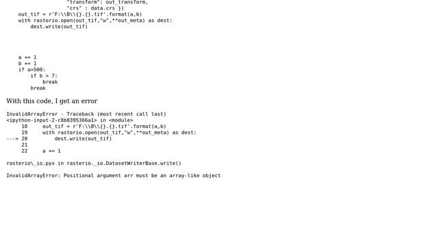 GIS: Copy metadata from one raster to another in rasterio using Python смотреть онлайн