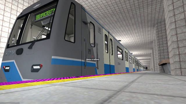 Отправление метропоезда 81-760 "Ока" // Garry's mod metrostroi // карта gm_jar_pll_redux_v1_fs смотреть онлайн