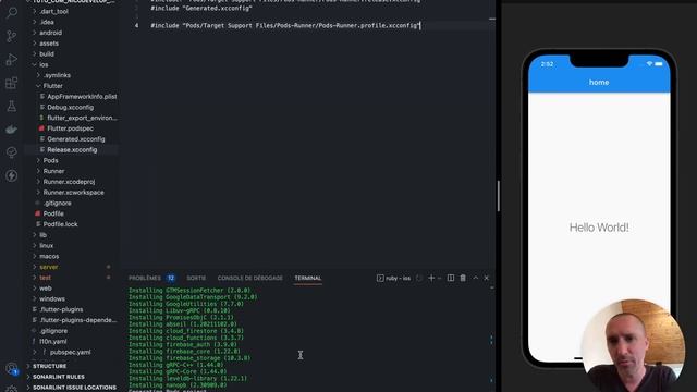 Connecter Flutter avec Firebase смотреть онлайн