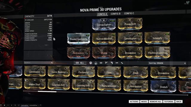Warframe Builds - Nova Prime Molecular Prime Builds (2 - 3 Forma) смотреть онлайн