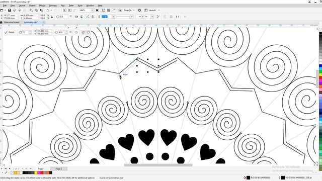 Symmetry in CorelDraw | Tips and Tricks смотреть онлайн