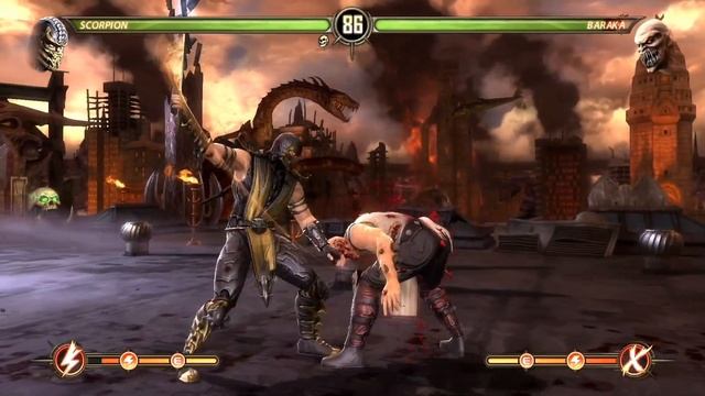 mortal kombat komplete edition gameplay walkthrough scorpion vs baraka смотреть онлайн