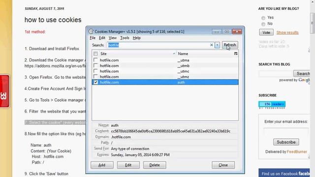 How To Use Cookie In Firefox(Cookie Manager) смотреть онлайн